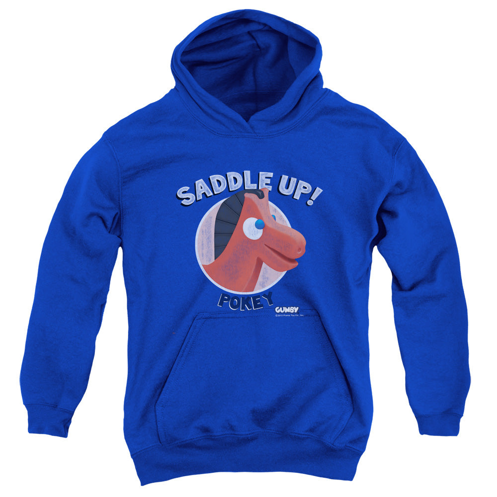 GUMBY/SADDLE UP - YOUTH PULLOVER HOODIE - ROYAL BLUE