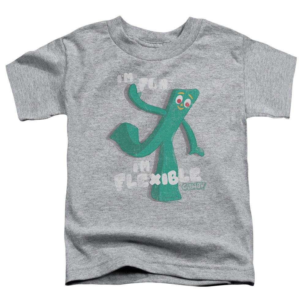 GUMBY/FLEX - S/S TODDLER TEE - ATHLETIC HEATHER