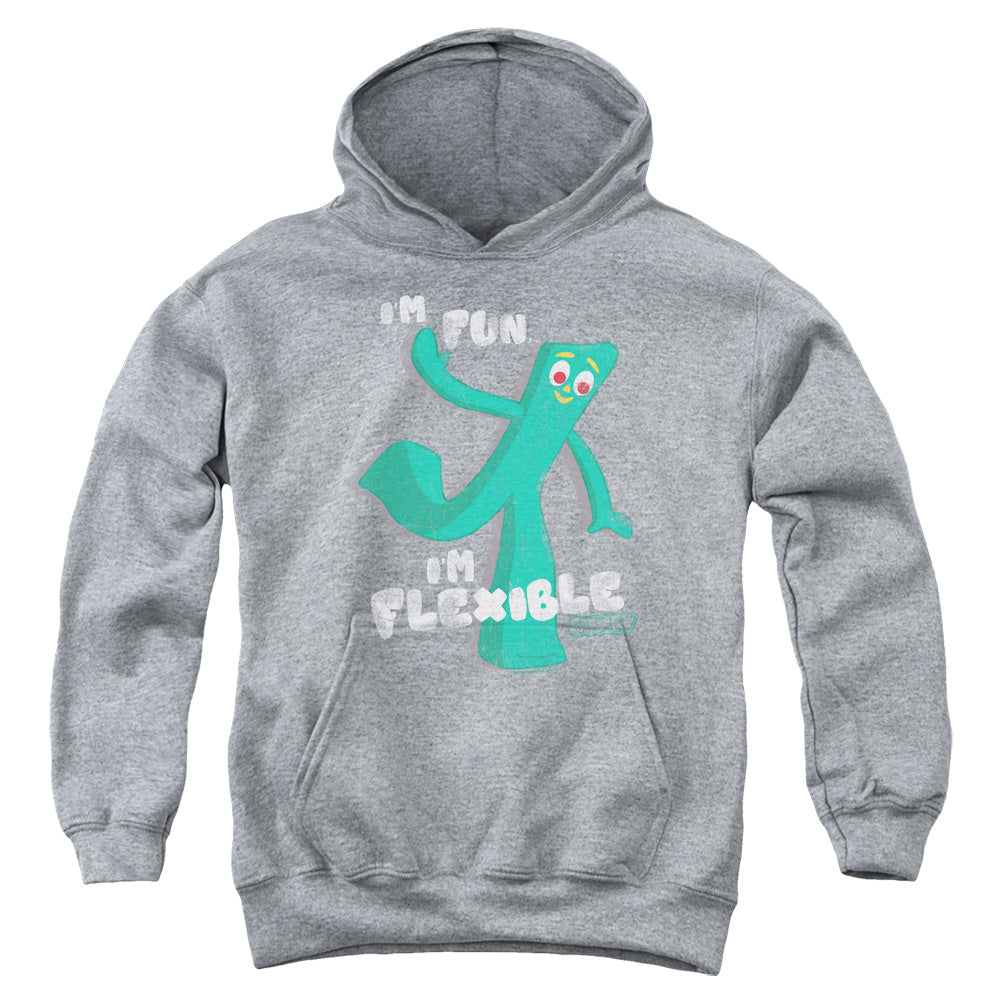 GUMBY/FLEX - YOUTH PULLOVER HOODIE - ATHLETIC HEATHER