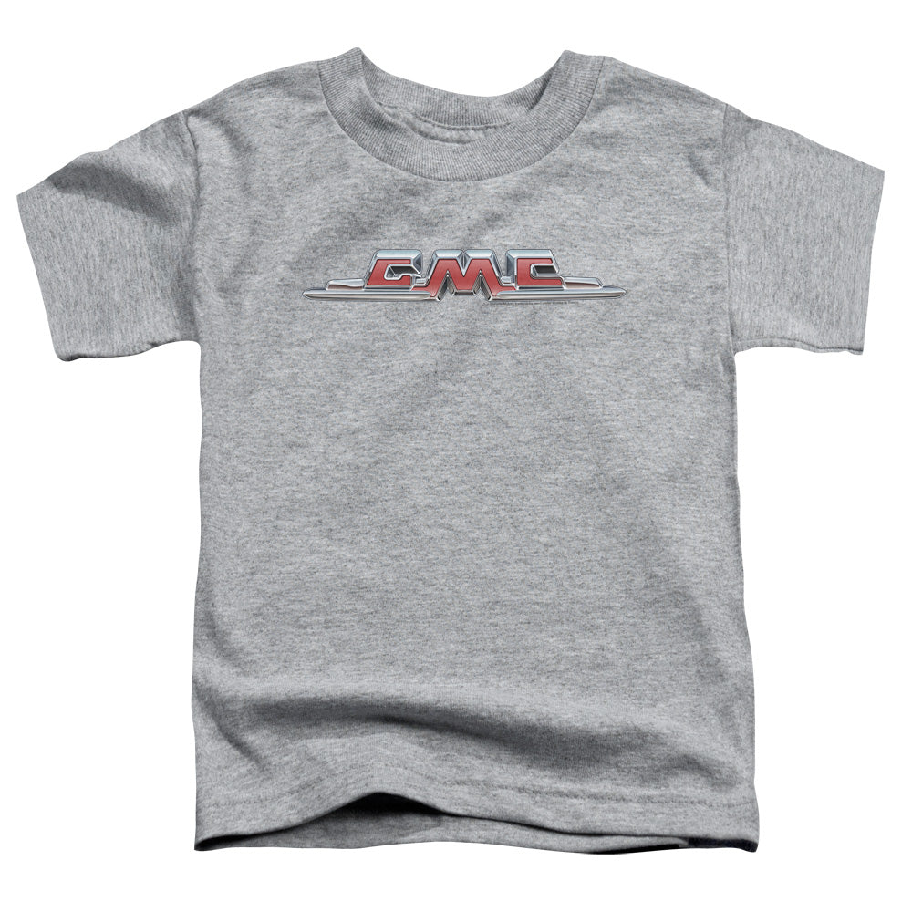 GMC/CHROME LOGO - S/S TODDLER TEE - ATHLETIC HEATHER