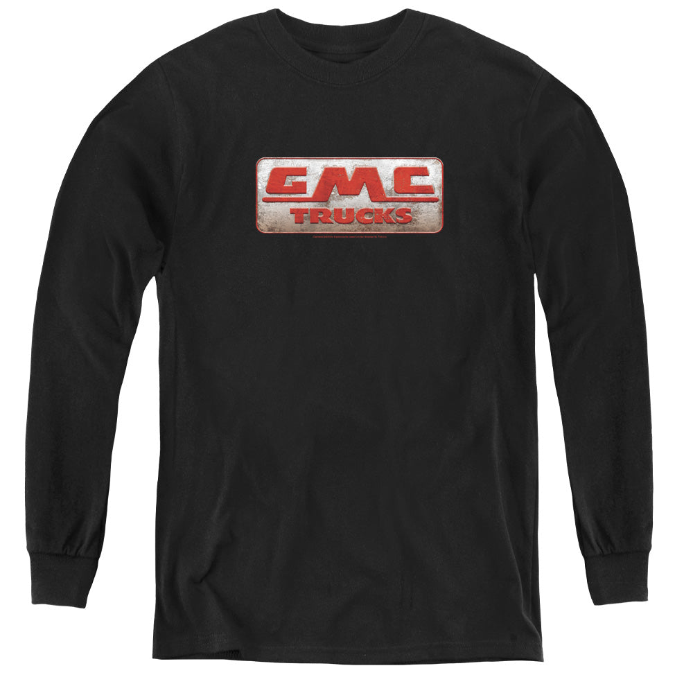 GMC/BEAT UP 1959 LOGO - YOUTH LONG SLEEVE TEE - BLACK