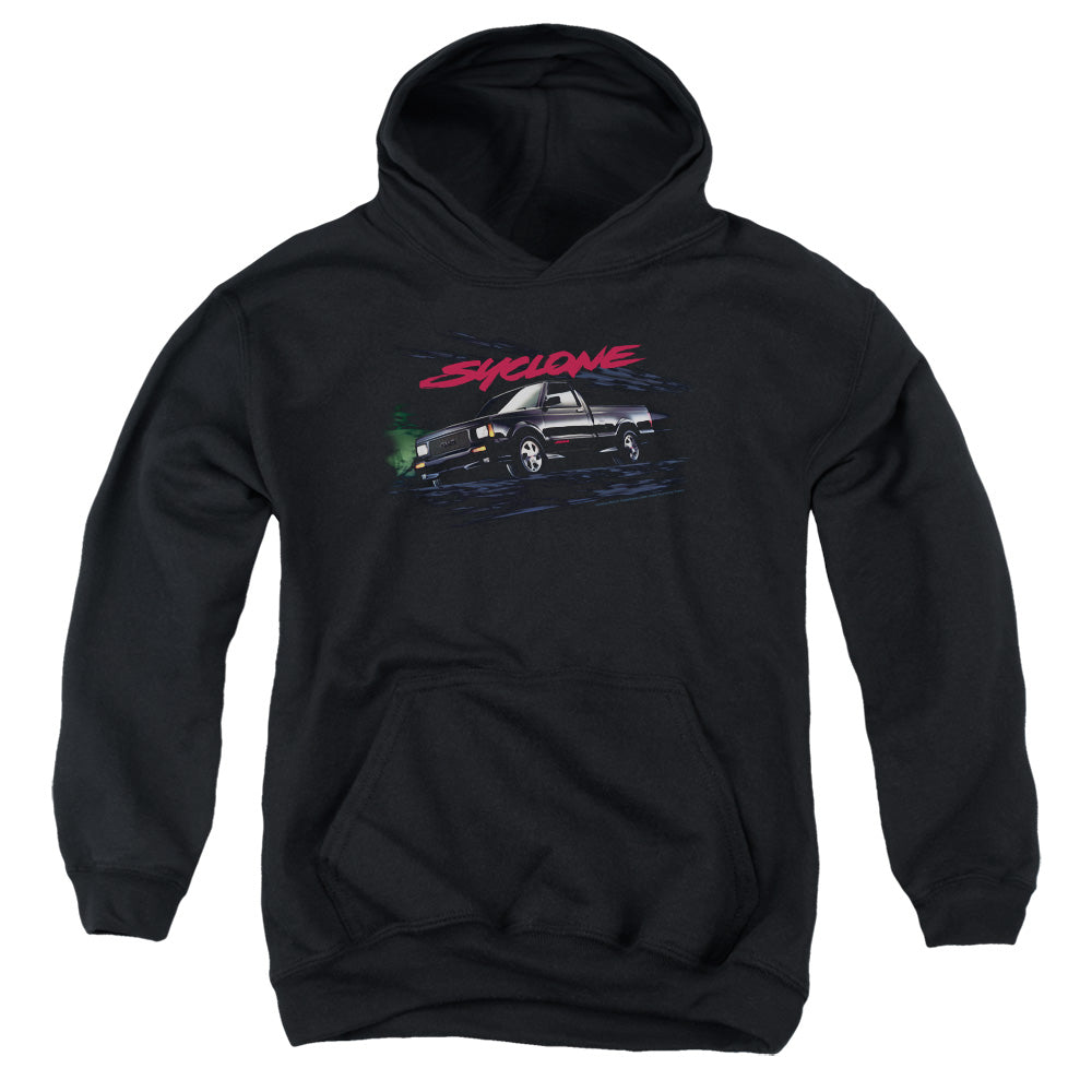 GMC/SYCLONE - YOUTH PULLOVER HOODIE - BLACK