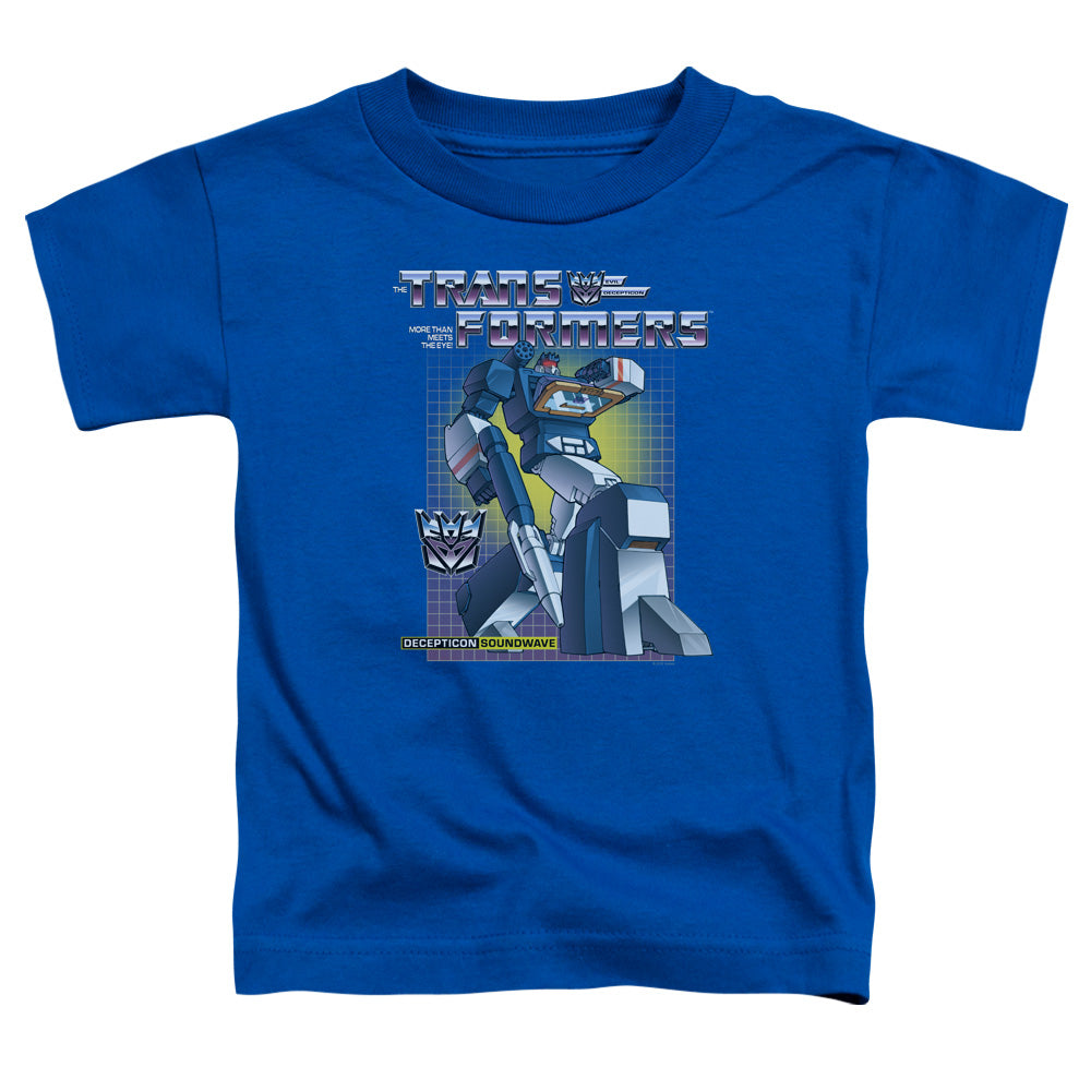 TRANSFORMERS/SOUNDWAVE - S/S TODDLER TEE - ROYAL BLUE