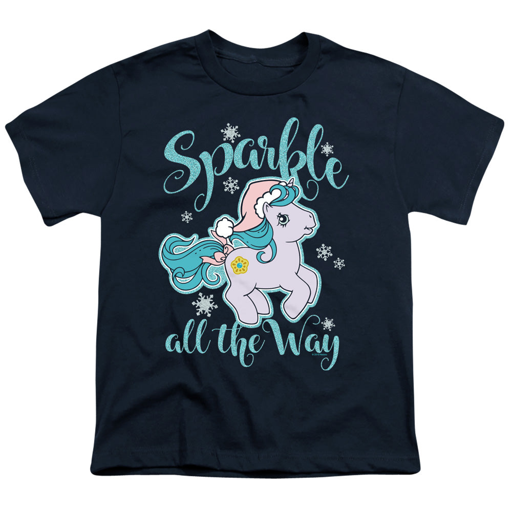 MY LITTLE PONY RETRO/SPARKLE ALL THE WAY - S/S YOUTH 18/1 - NAVY