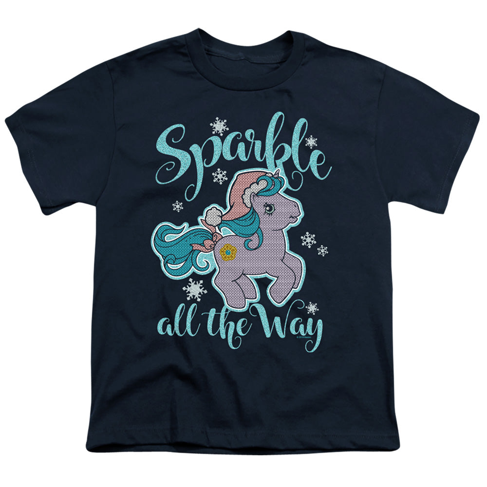 MY LITTLE PONY RETRO/SPARKLE ALL THE WAY 2 - S/S YOUTH 18/1 - NAVY