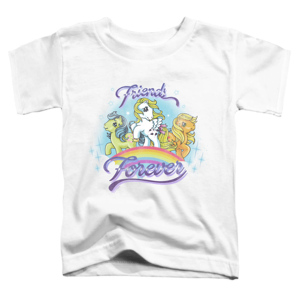 MY LITTLE PONY RETRO/FRIENDS FOREVER - S/S TODDLER TEE - WHITE