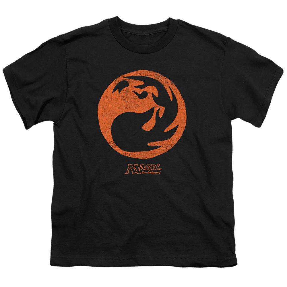 MAGIC THE GATHERING/RED SYMBOL - S/S YOUTH 18/1 - BLACK