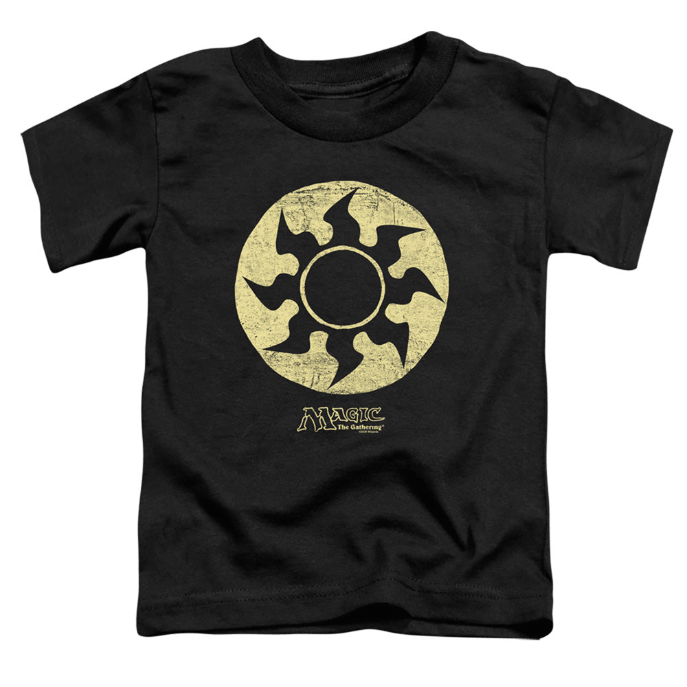 MAGIC THE GATHERING/WHITE SYMBOL - S/S TODDLER TEE - BLACK
