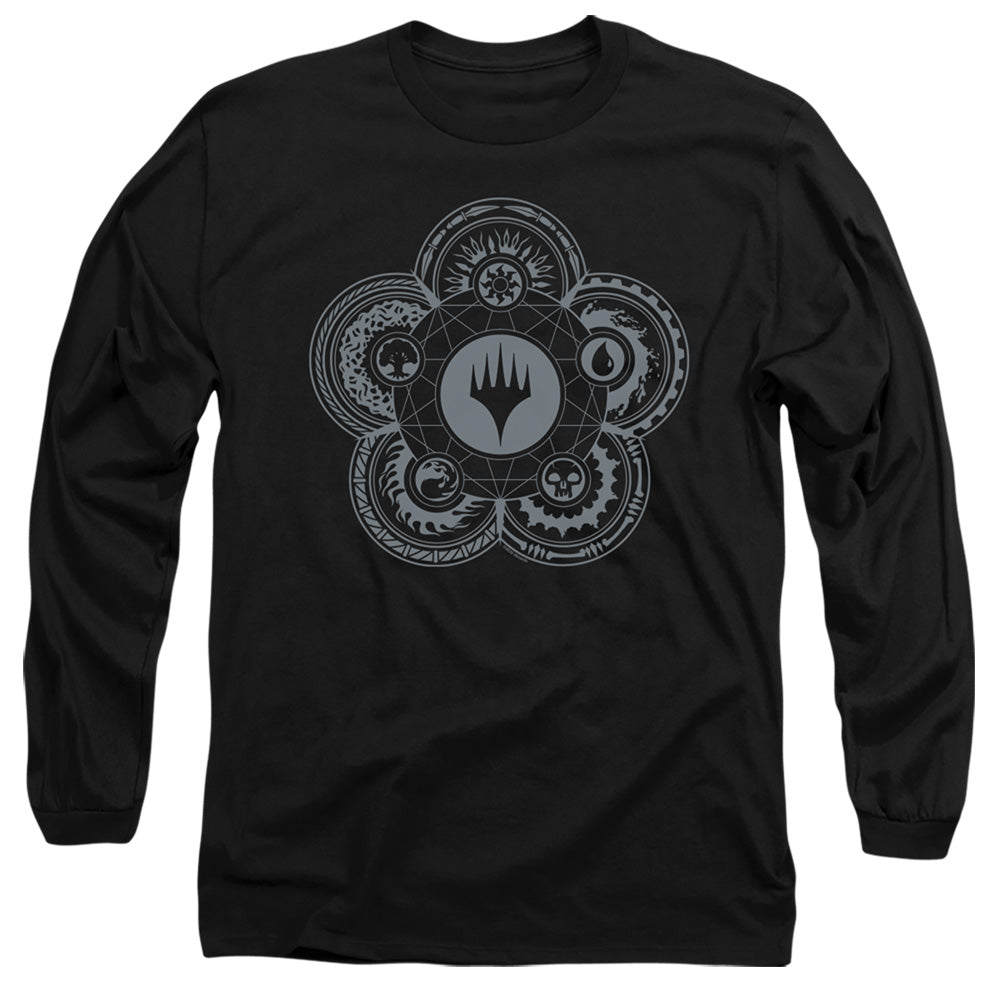 MAGIC THE GATHERING/ICON GLYPH - L/S ADULT 18/1 - BLACK