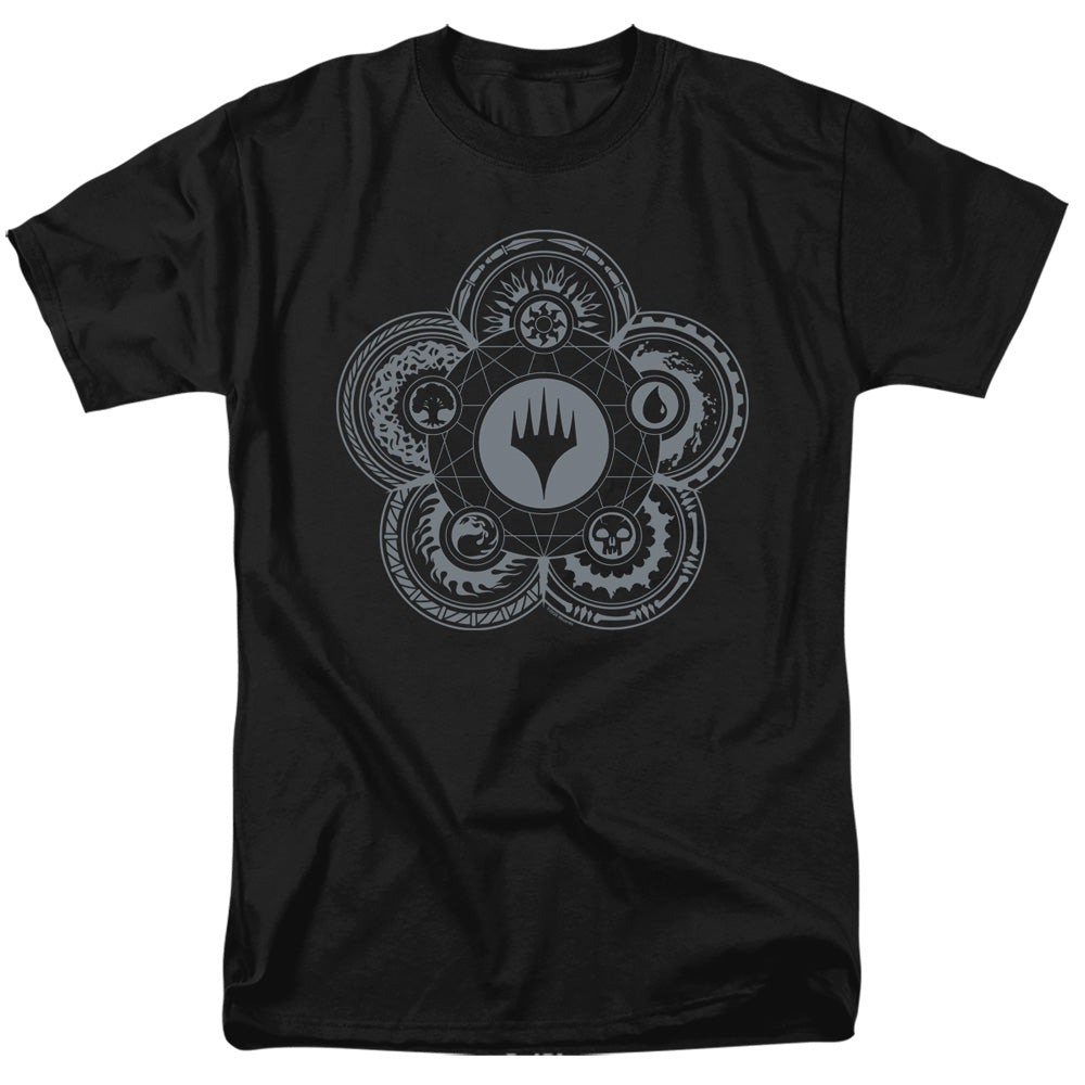 MAGIC THE GATHERING/ICON GLYPH - S/S ADULT 18/1 - BLACK