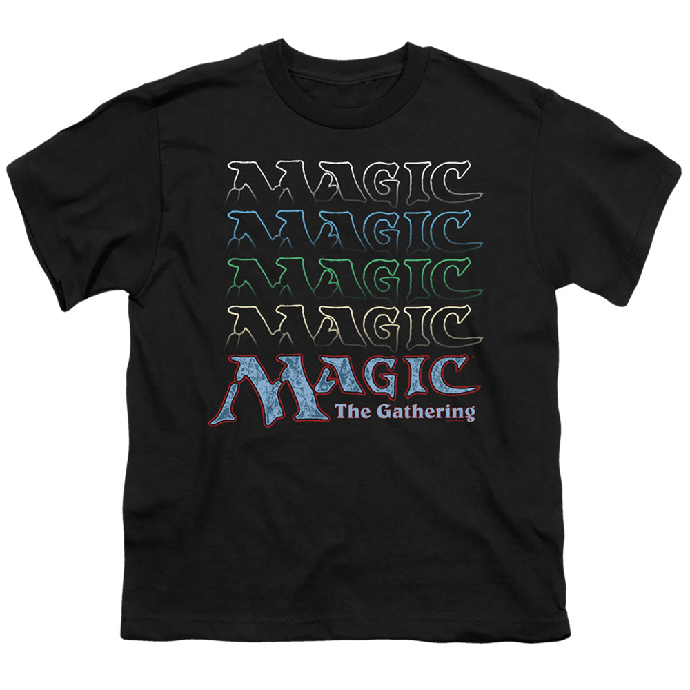 MAGIC THE GATHERING/RETRO LOGO REPEAT - S/S YOUTH 18/1 - BLACK