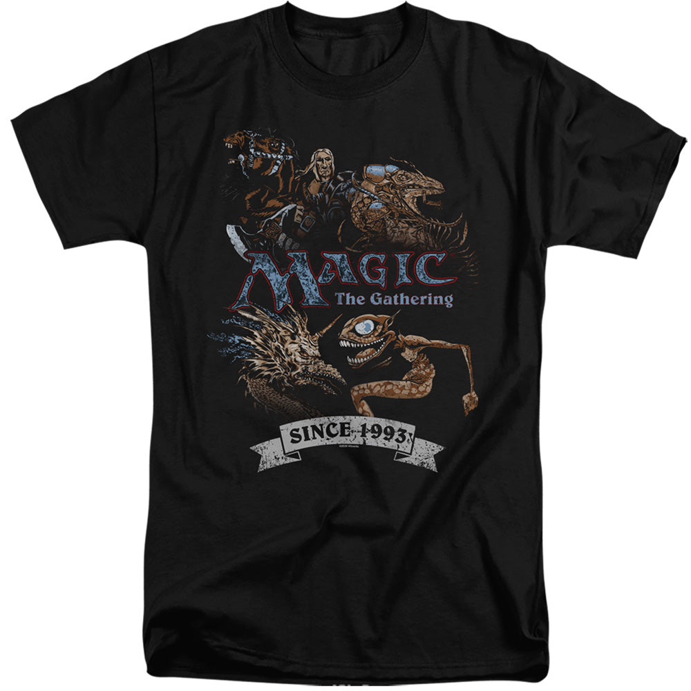 MAGIC THE GATHERING/FOUR PACK RETRO - S/S ADULT TALL 18/1 - BLACK