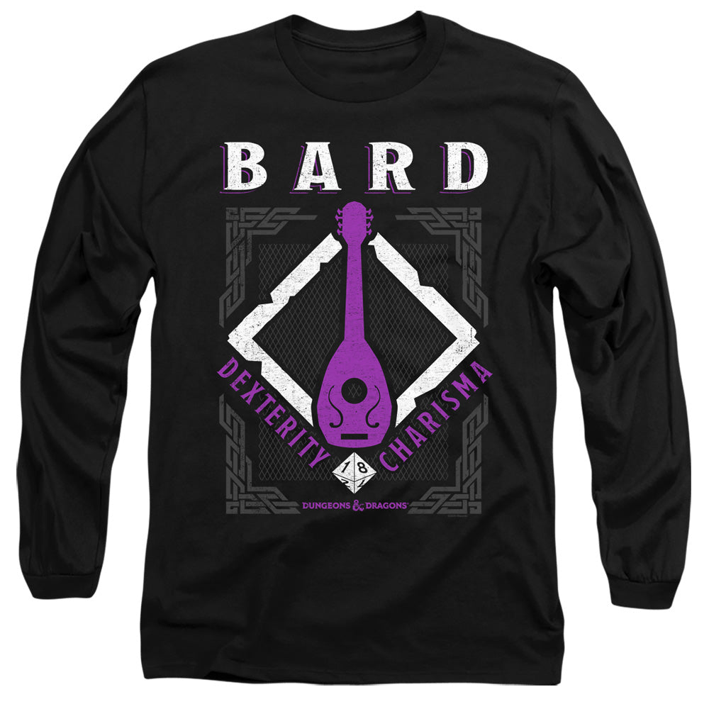 DUNGEONS AND DRAGONS/BARD - L/S ADULT 18/1 - BLACK