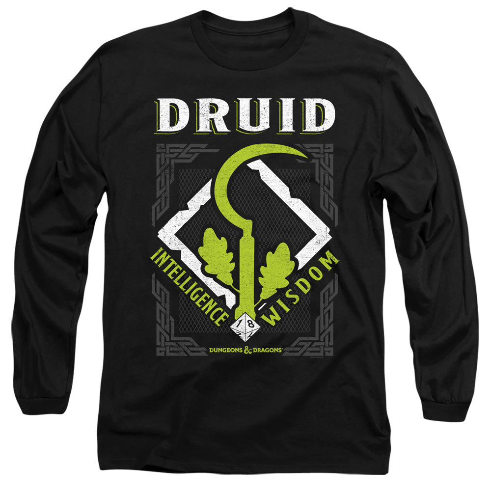 DUNGEONS AND DRAGONS/DRUID - L/S ADULT 18/1 - BLACK