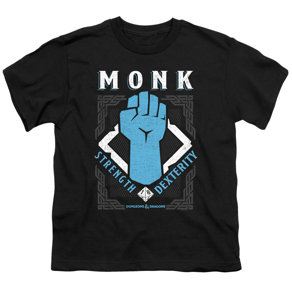 DUNGEONS AND DRAGONS/MONK - S/S YOUTH 18/1 - BLACK