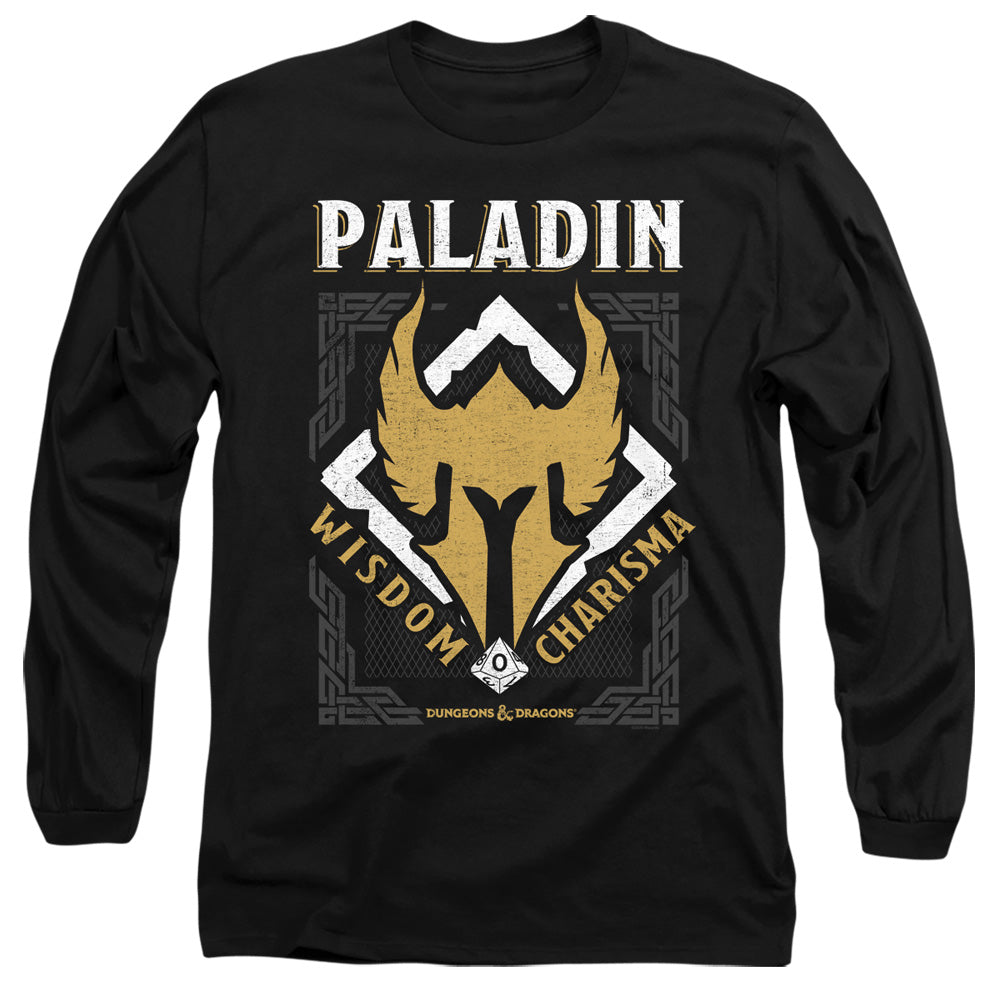 DUNGEONS AND DRAGONS/PALADIN - L/S ADULT 18/1 - BLACK