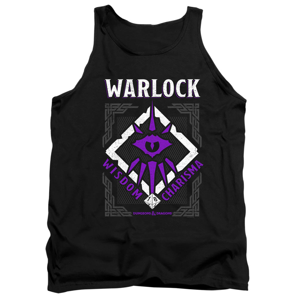DUNGEONS AND DRAGONS/WARLOCK - ADULT TANK - BLACK