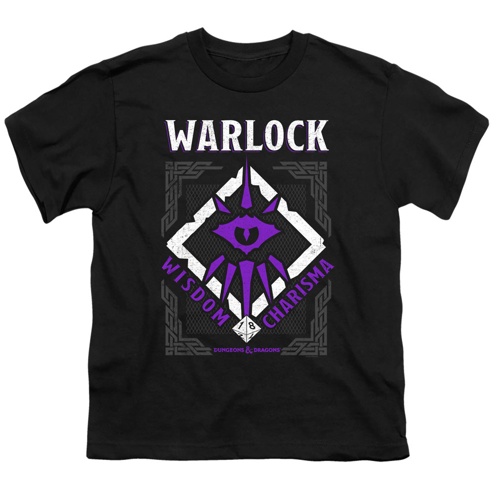 DUNGEONS AND DRAGONS/WARLOCK - S/S YOUTH 18/1 - BLACK