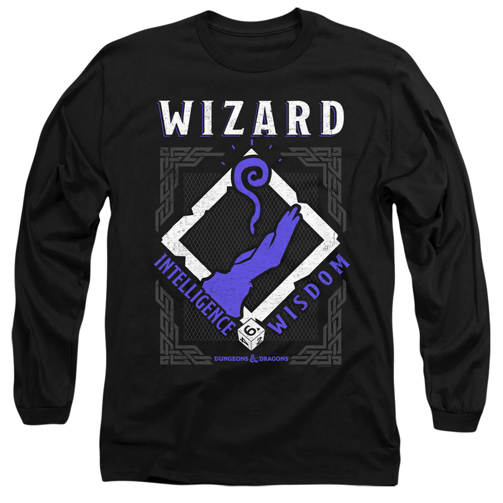 DUNGEONS AND DRAGONS/WIZARD - L/S ADULT 18/1 - BLACK