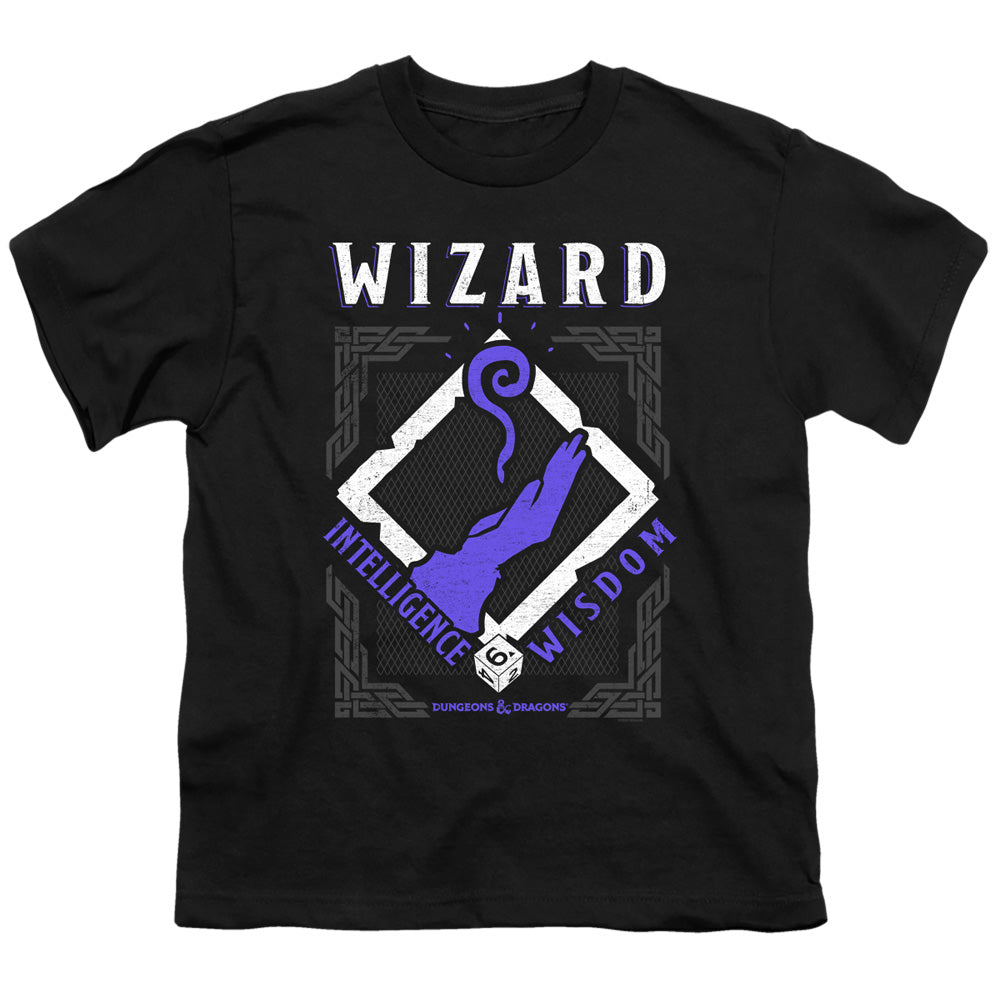 DUNGEONS AND DRAGONS/WIZARD - S/S YOUTH 18/1 - BLACK
