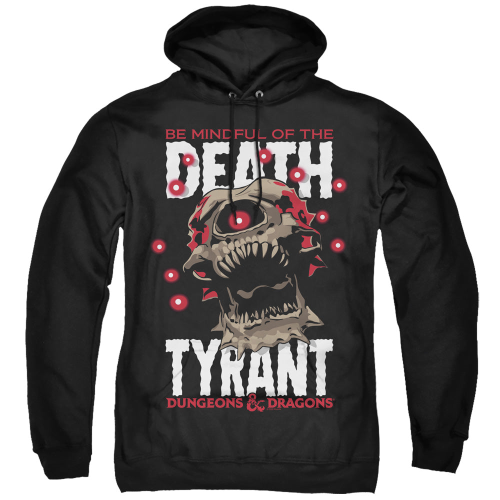 DUNGEONS AND DRAGONS/DEATH TYRANT - ADULT PULLOVER HOODIE - BLACK