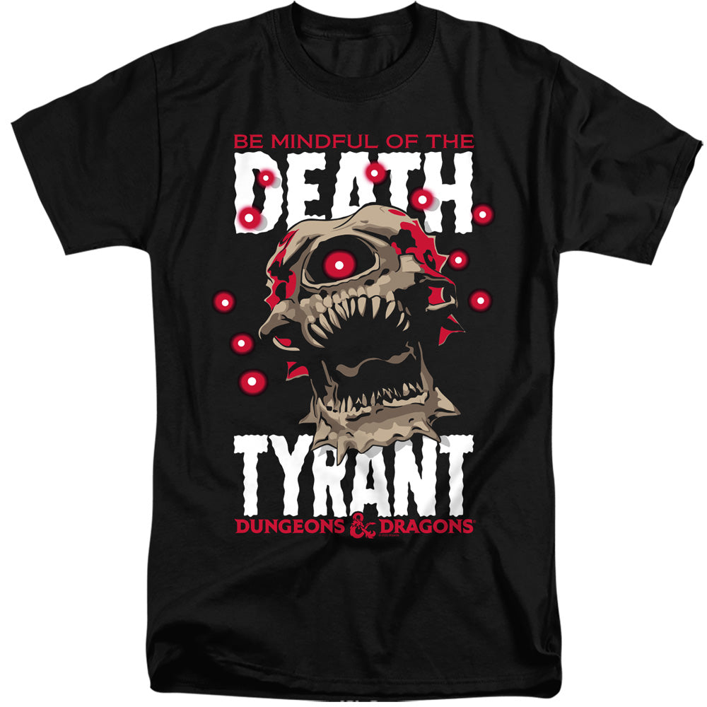 DUNGEONS AND DRAGONS/DEATH TYRANT - S/S ADULT TALL 18/1 - BLACK