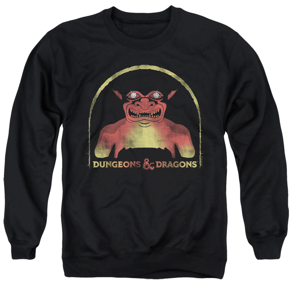 DUNGEONS AND DRAGONS/OLD SCHOOL - ADULT CREWNECK SWEATSHIRT - BLACK