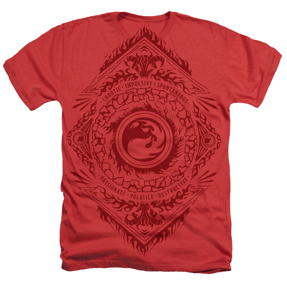 MAGIC THE GATHERING/RED MANA - ADULT HEATHER - RED