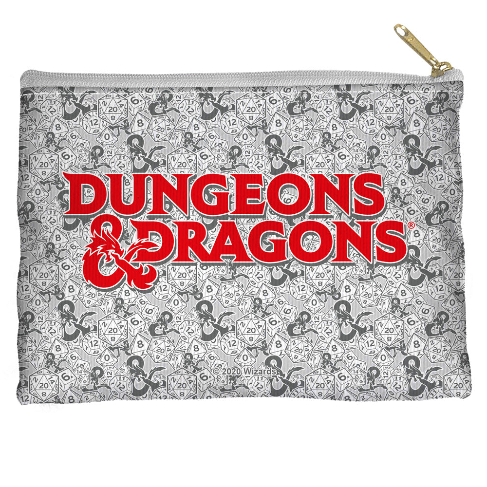 DUNGEONS AND DRAGONS/CAST YOUR LOT - STRAIGHT BOTTOM ACCESSORY POUCH