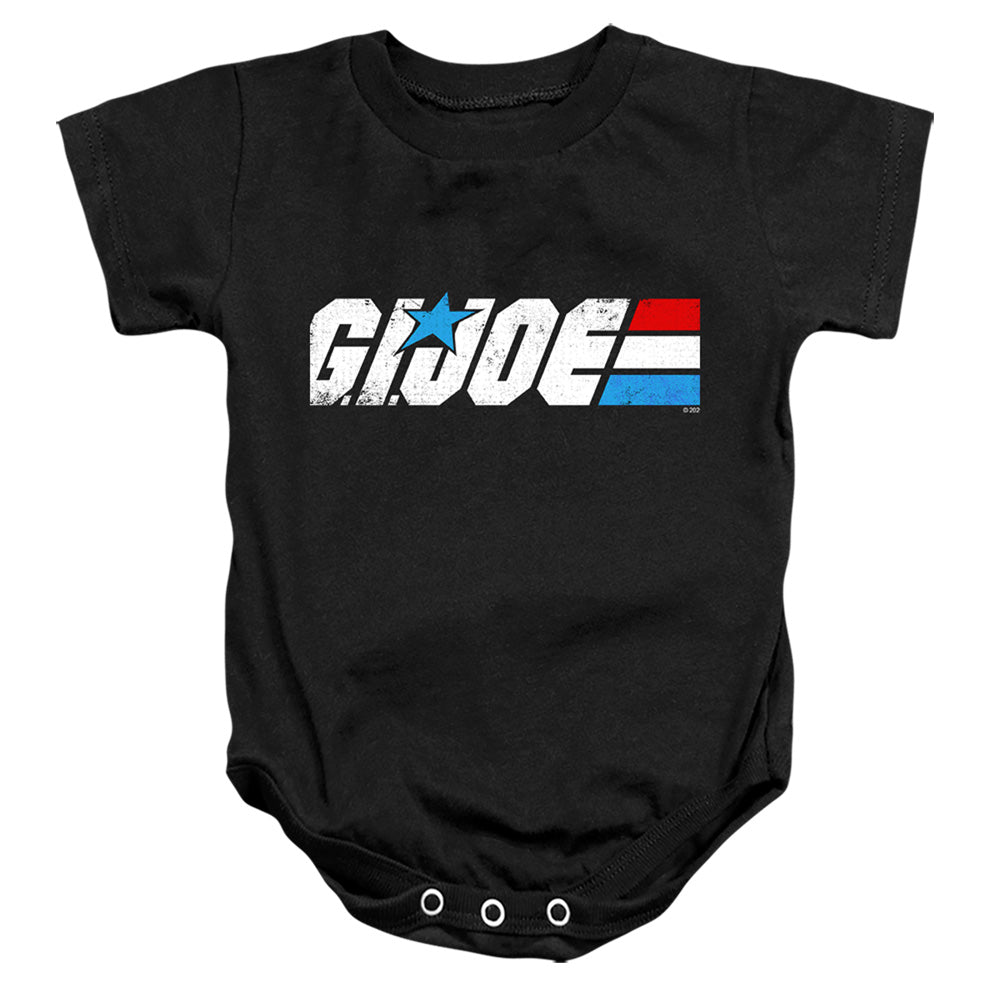 G.I. JOE/DISTRESSED LOGO - INFANT SNAPSUIT - BLACK