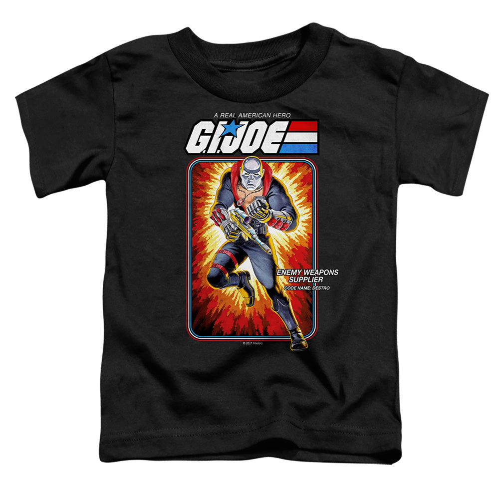 G.I. JOE/DESTRO CARD - S/S TODDLER TEE - BLACK