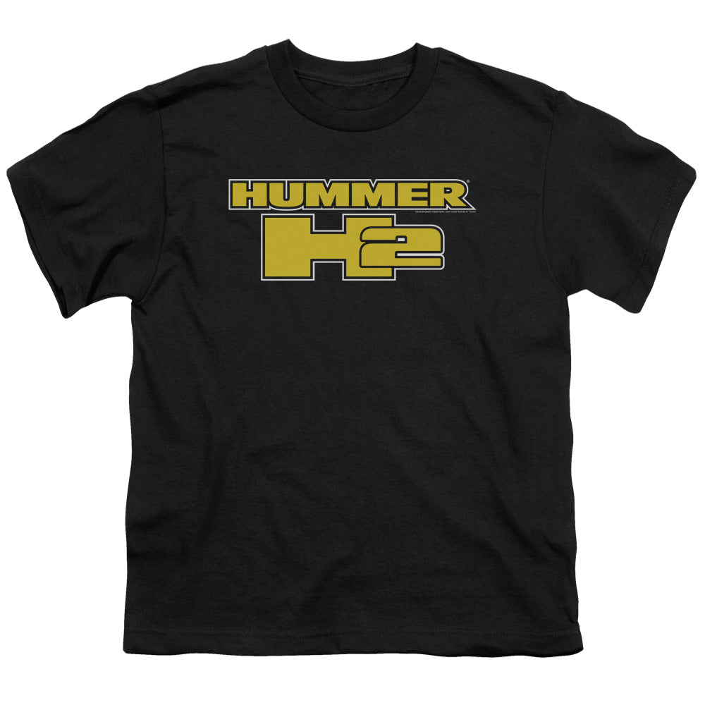 HUMMER/H2 BLOCK LOGO - S/S YOUTH 18/1 - BLACK