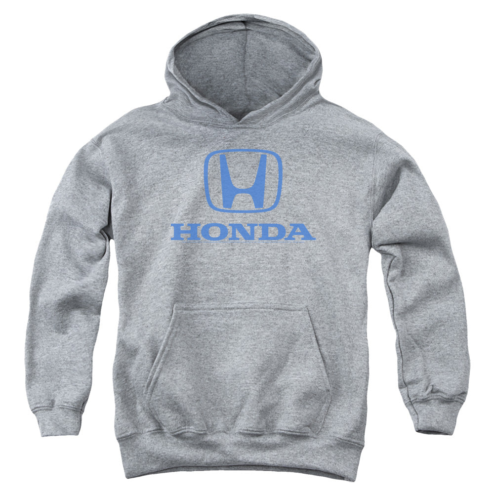 HONDA/STANDARD LOGO - YOUTH PULLOVER HOODIE - ATHLETIC HEATHER