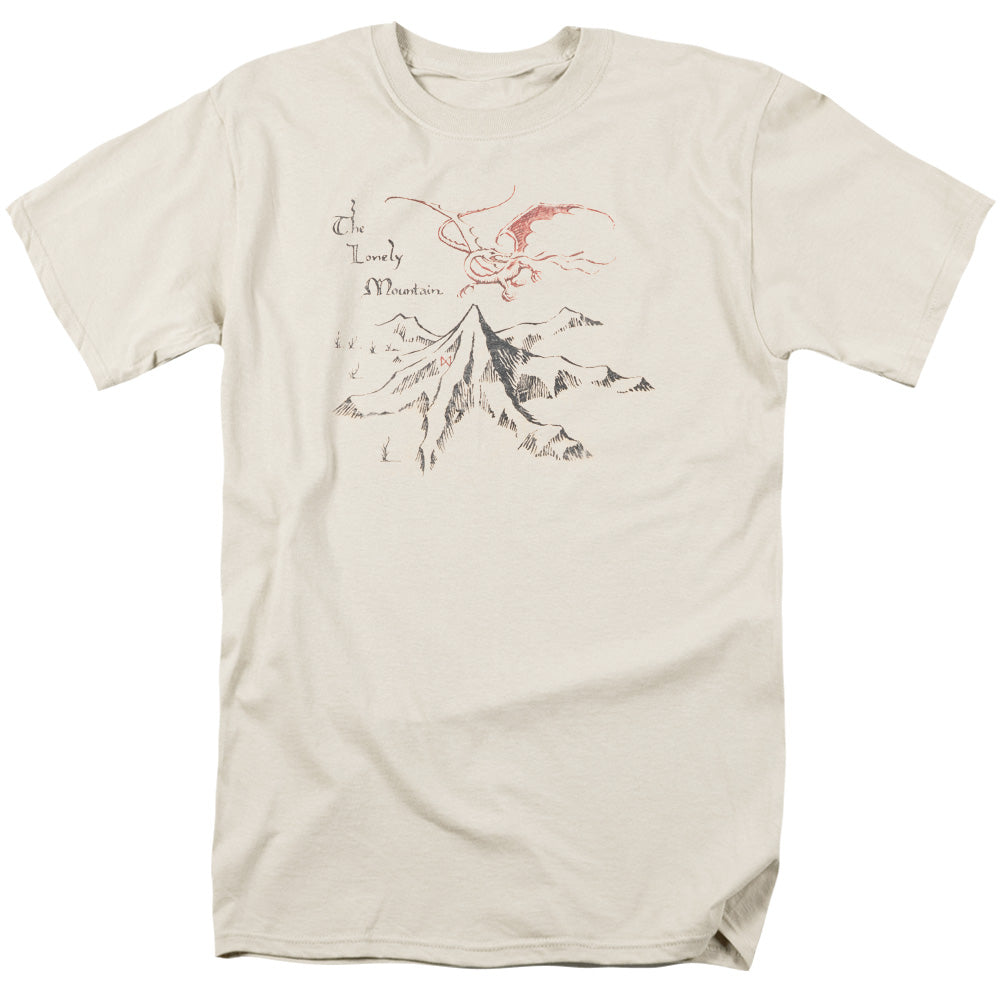 THE HOBBIT/LONELY MOUNTAIN - S/S ADULT 18/1 - CREAM