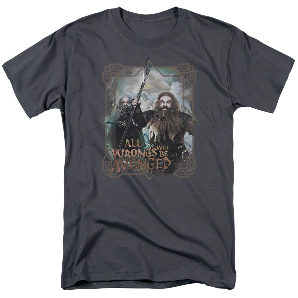 THE HOBBIT/WRONGS AVENGED - S/S ADULT 18/1 - CHARCOAL
