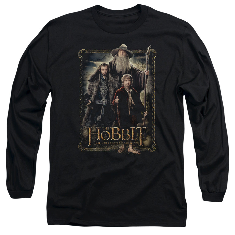THE HOBBIT/THE THREE - L/S ADULT 18/1 - BLACK