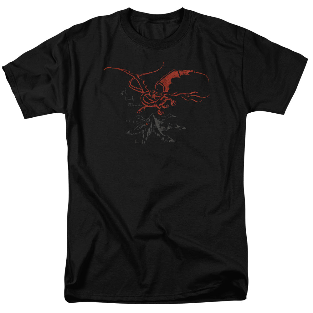 THE HOBBIT/SMAUG - S/S ADULT 18/1 - BLACK