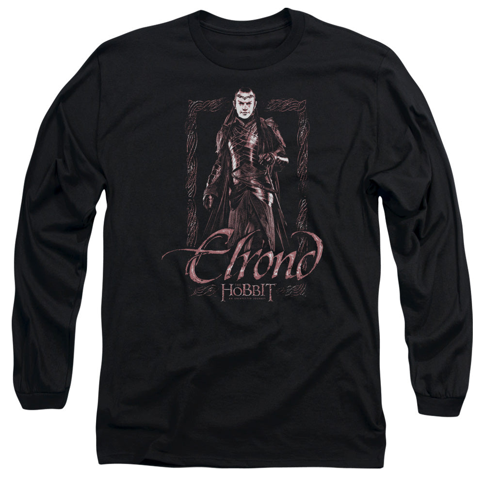 THE HOBBIT/ELROND STARE - L/S ADULT 18/1 - BLACK