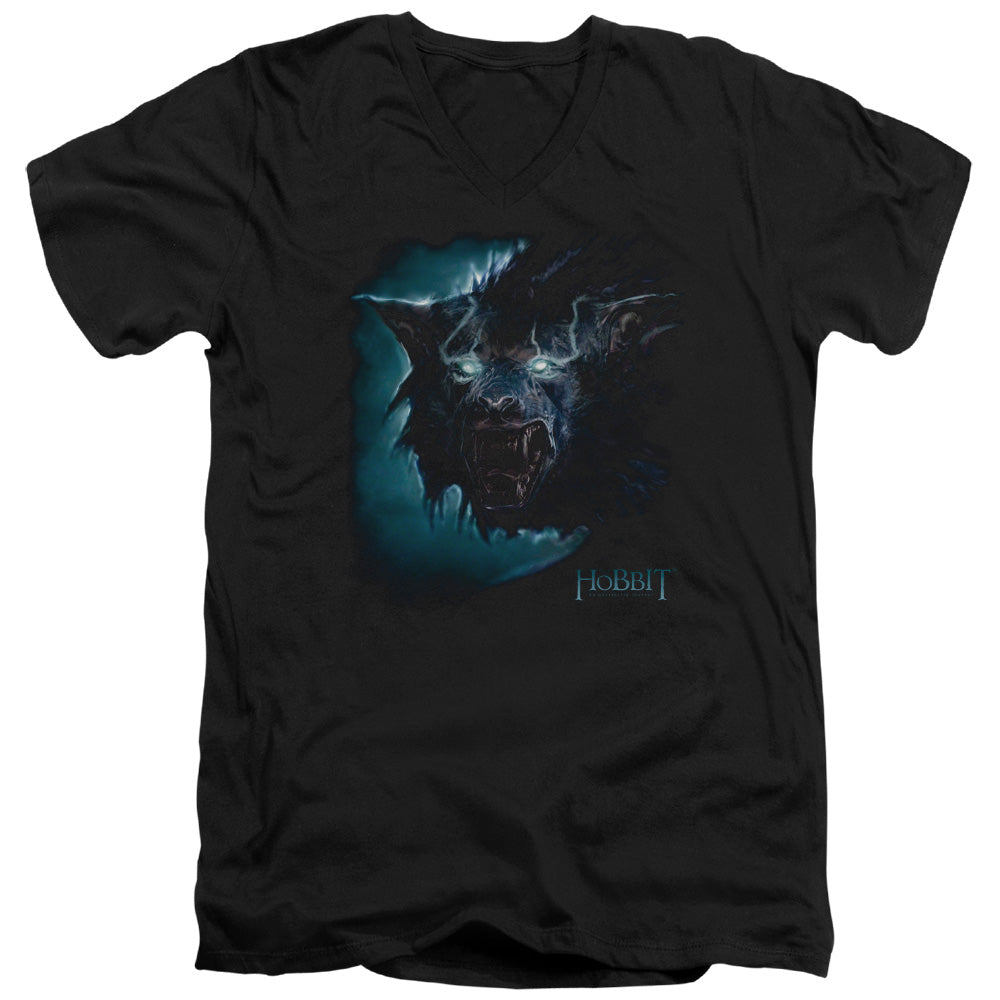 THE HOBBIT/WARG - S/S ADULT V-NECK 30/1 - BLACK