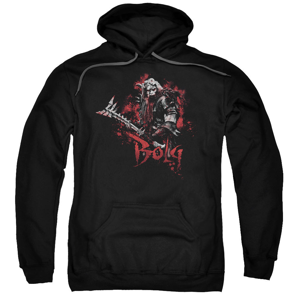 THE HOBBIT/BOLG - ADULT PULLOVER HOODIE - BLACK