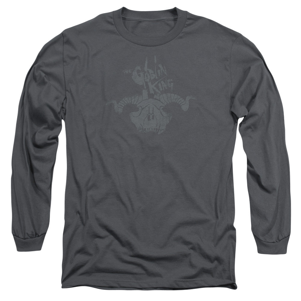 THE HOBBIT/GOLIN KING SYMBOL - L/S ADULT 18/1 - CHARCOAL