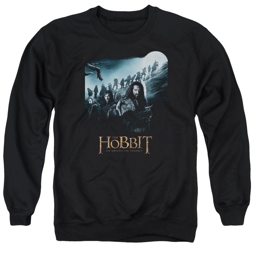 THE HOBBIT/A JOURNEY - ADULT CREWNECK SWEATSHIRT - BLACK