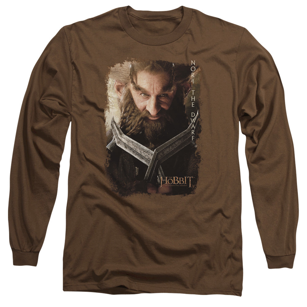 THE HOBBIT/NORI POSTER - L/S ADULT 18/1 - COFFEE