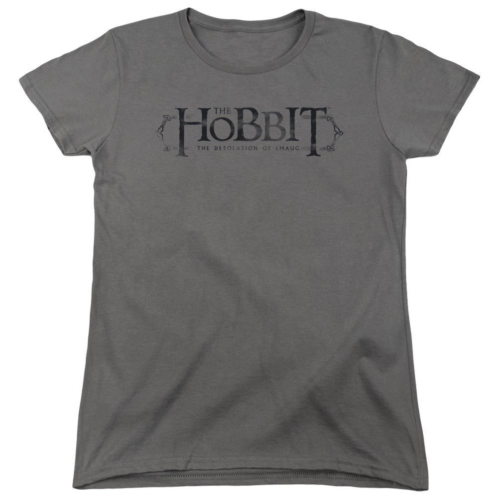 HOBBIT/ORNATE LOGO - S/S WOMENS TEE - CHARCOAL