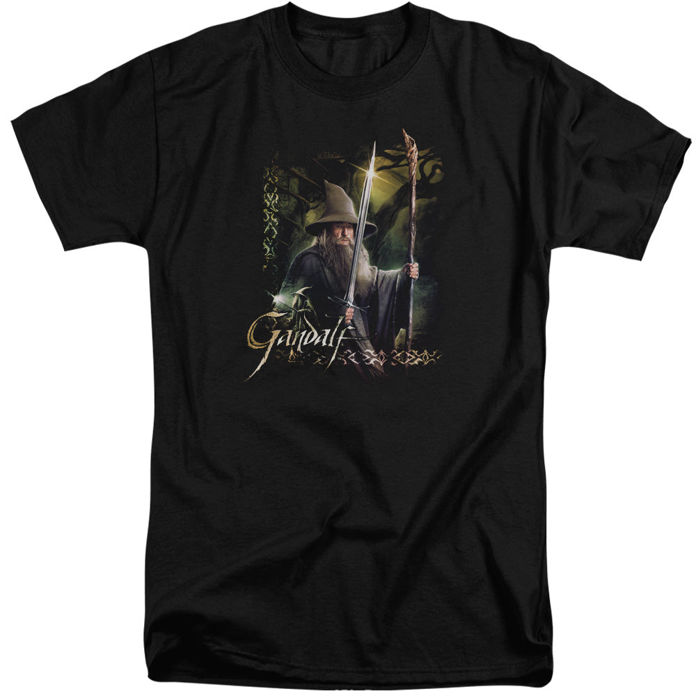 HOBBIT/SWORD AND STAFF - S/S ADULT TALL 18/1 - BLACK