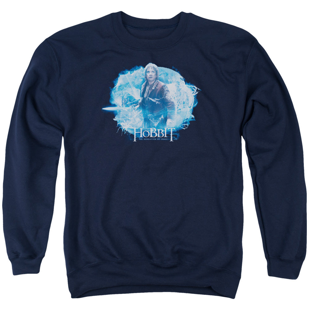 HOBBIT/TANGLED WEB - ADULT CREWNECK SWEATSHIRT - NAVY