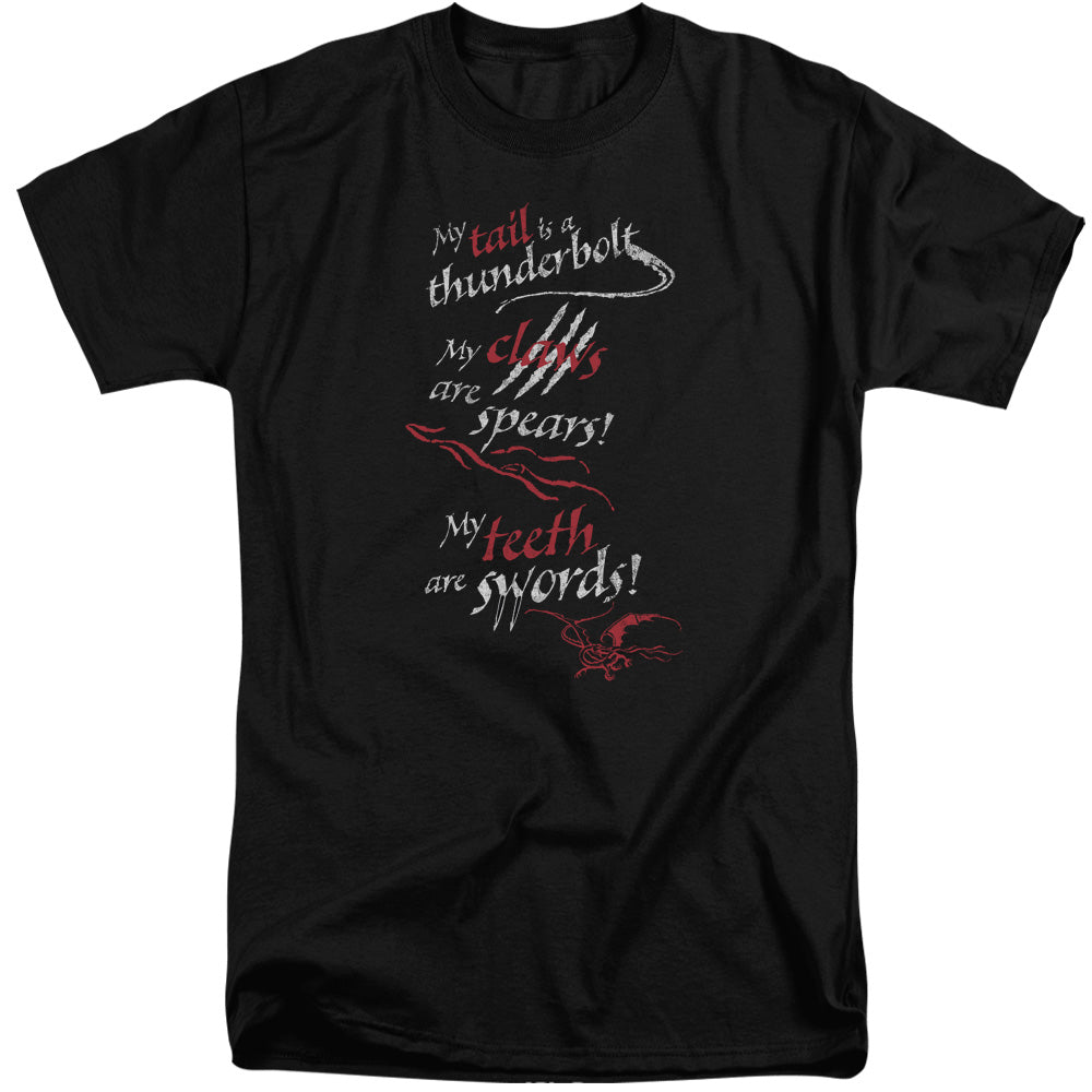 HOBBIT/TAIL CLAWS TEETH - S/S ADULT TALL 18/1 - BLACK