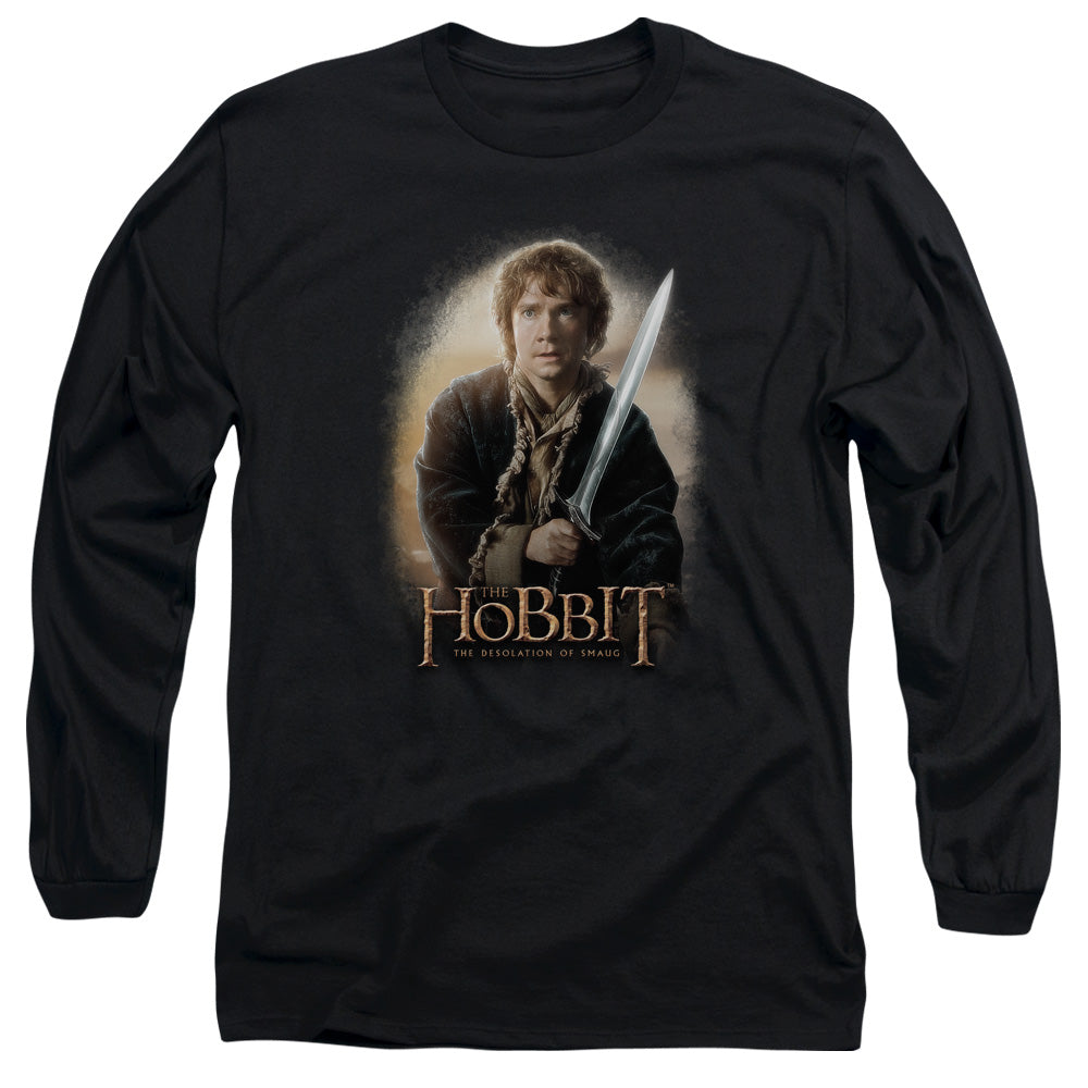 THE HOBBIT/BILBO AND STING -  L/S ADULT 18/1  - BLACK