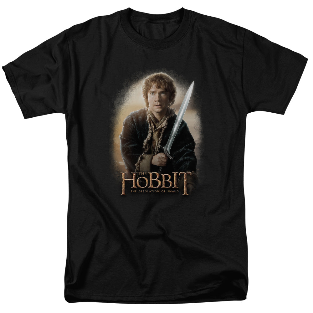 THE HOBBIT/BILBO AND STING - S/S ADULT 18/1 - BLACK