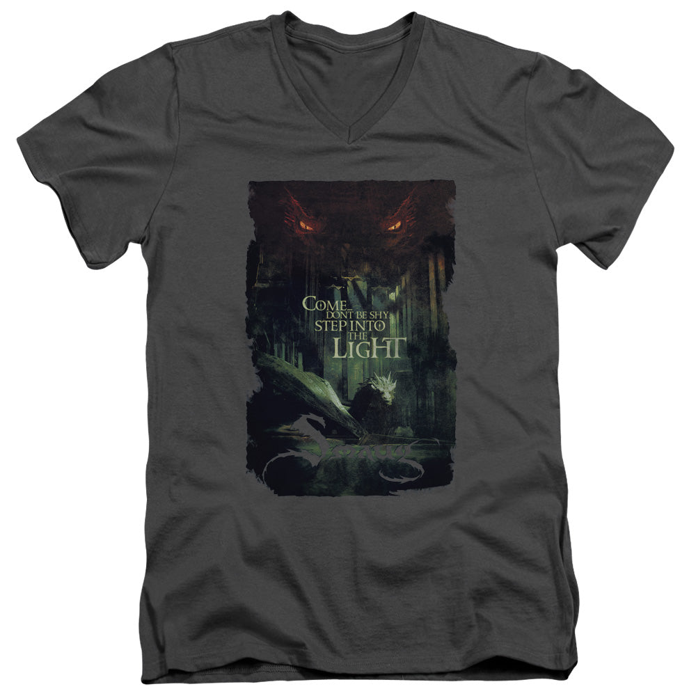 HOBBIT/TAUNT - S/S ADULT V-NECK 30/1 - CHARCOAL